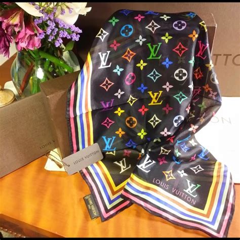 louis vuitton graffiti scarf replica|Louis Vuitton scarf selfridges men's.